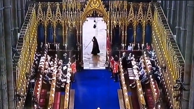 'Grim Reaper' seen at coronation