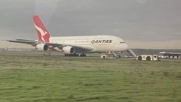 Qantas passengers say they have been left in the dark after their flight was diverted due to a fault in the cockpit.