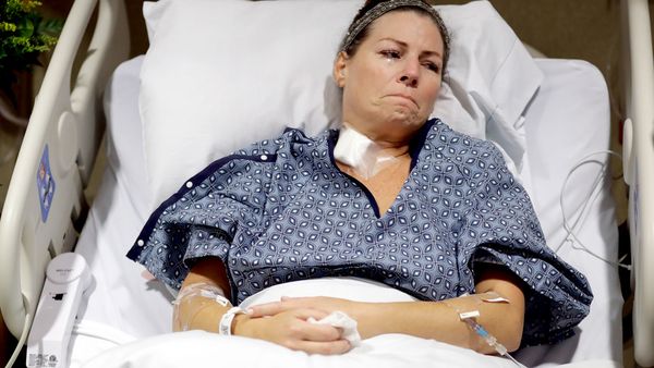 Natalie Vanderstay was shot in the stomach and suffered a leg injury after a gunman opened fire on a country music festival in Las Vegas. (AP)