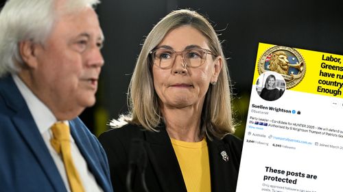 Trumpet of Patriots party leader Suellen Wrightson set her X account to private hours after the polls closed.