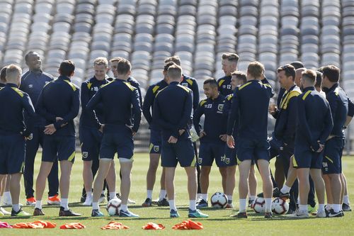 Olympian Usain Bolt started his first day of training with A-League team Central Coast Mariners.