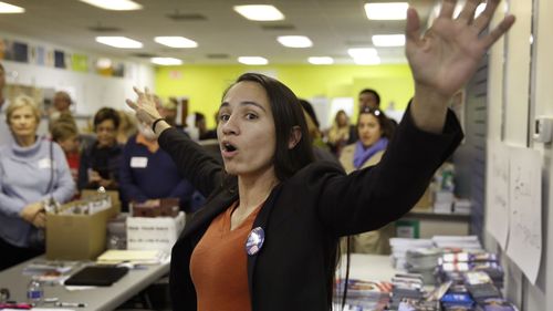 Kansas congressional candidate Sharice Davids would be the first Native American woman elected to the House of Representatives.