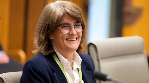 Reserve Bank Governor Michele Bullock during a Senate estimates hearing.