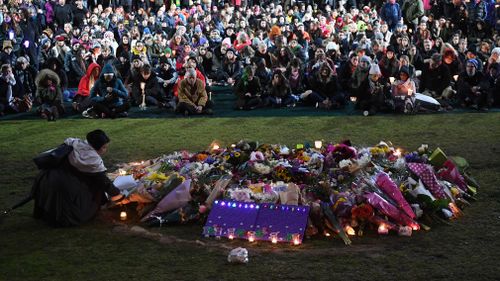 Thousands of people gathered at Princes Park to honour Ms Dixon.