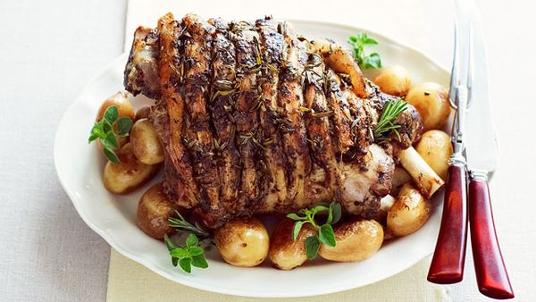 Greek Style Roast Lamb With Potatoes 9kitchen