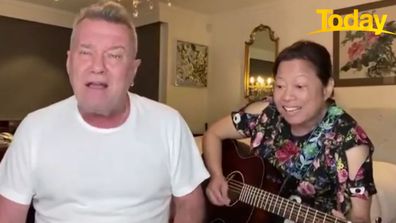 Jimmy Barnes and his family posted covers of iconic songs to Twitter during lockdown in order to connect with people who were struggling. 