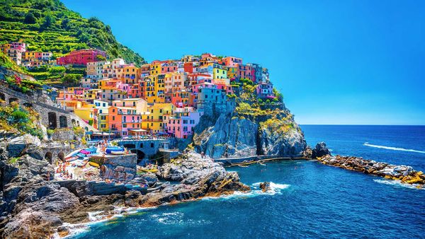 Cinque Terre is a series of colourful fishing villages on the Italian Riviera.