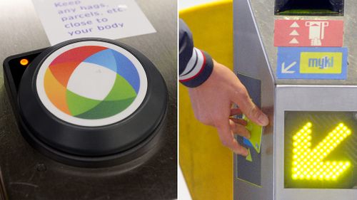 Sydney's Opal card system; Melbourne's Myki system. (AAP)