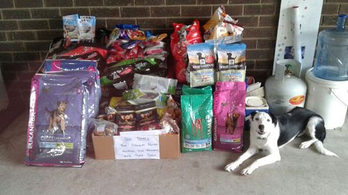 Need for Feed are also welcoming donations of food for farmer's dogs. (Facebook/
Need for Feed Disaster Relief)
