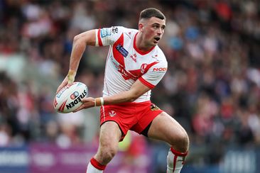 Lewis Dodd in action for St Helens.