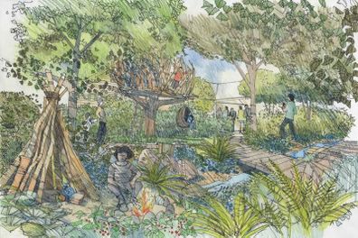 Kate Middleton Chelsea Flower Show design up against Meghan's African garden