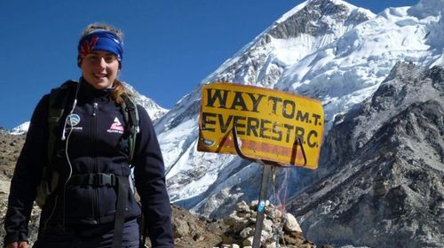 Alyssa Azar, youngest Aussie to scale Everest, safely back at base camp