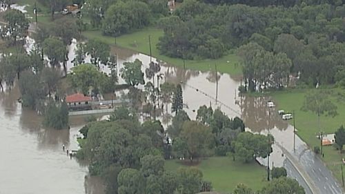 The SES has issued an evacuation order for 200 homes along the river. (9NEWS)