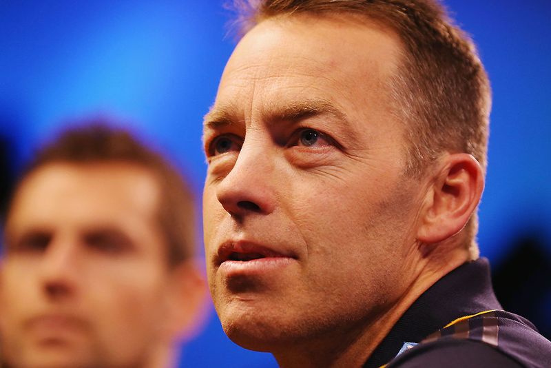 Alastair Clarkson pictured during his time as Hawthorn Hawks coach