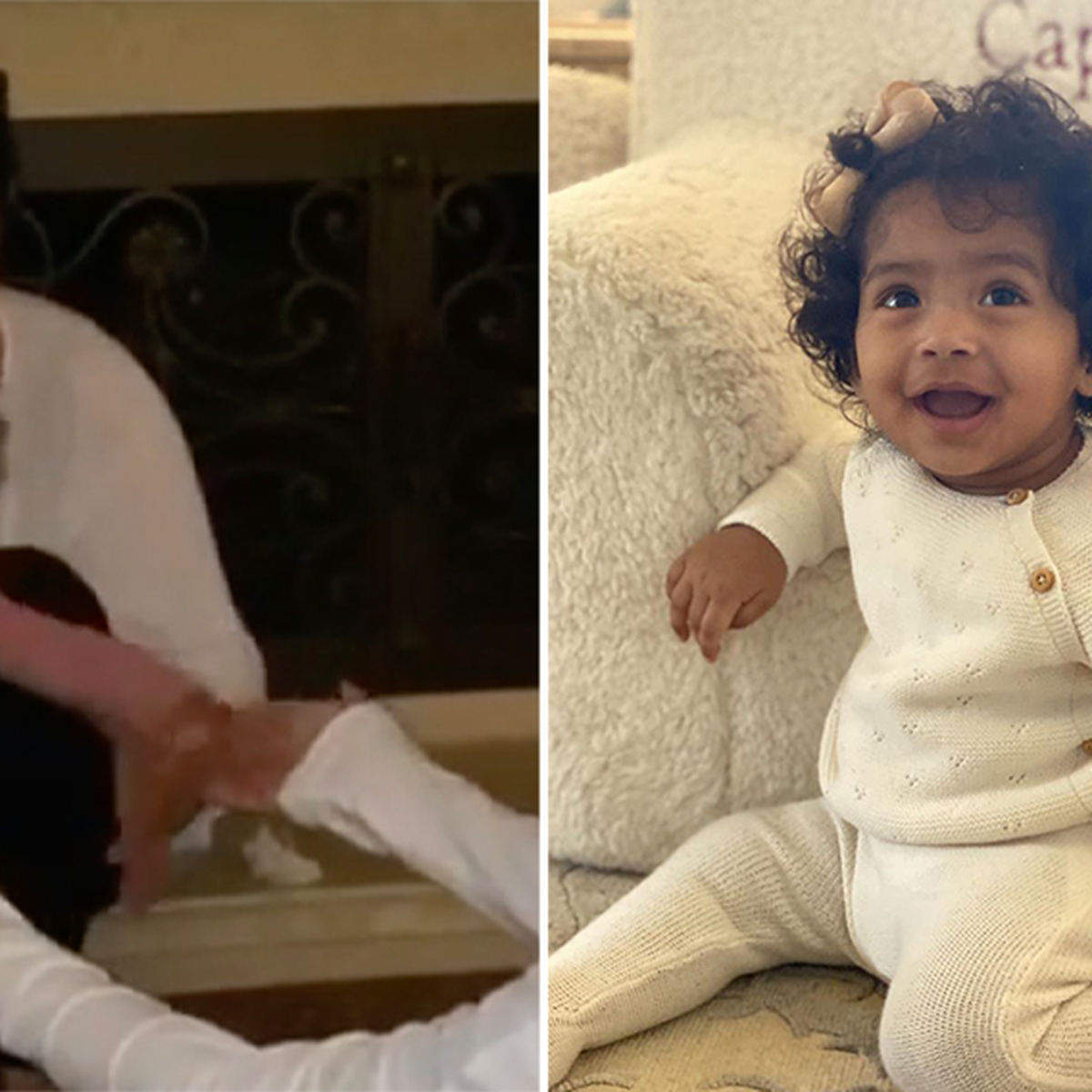 Vanessa Bryant shares adorable video of baby Capri's first steps