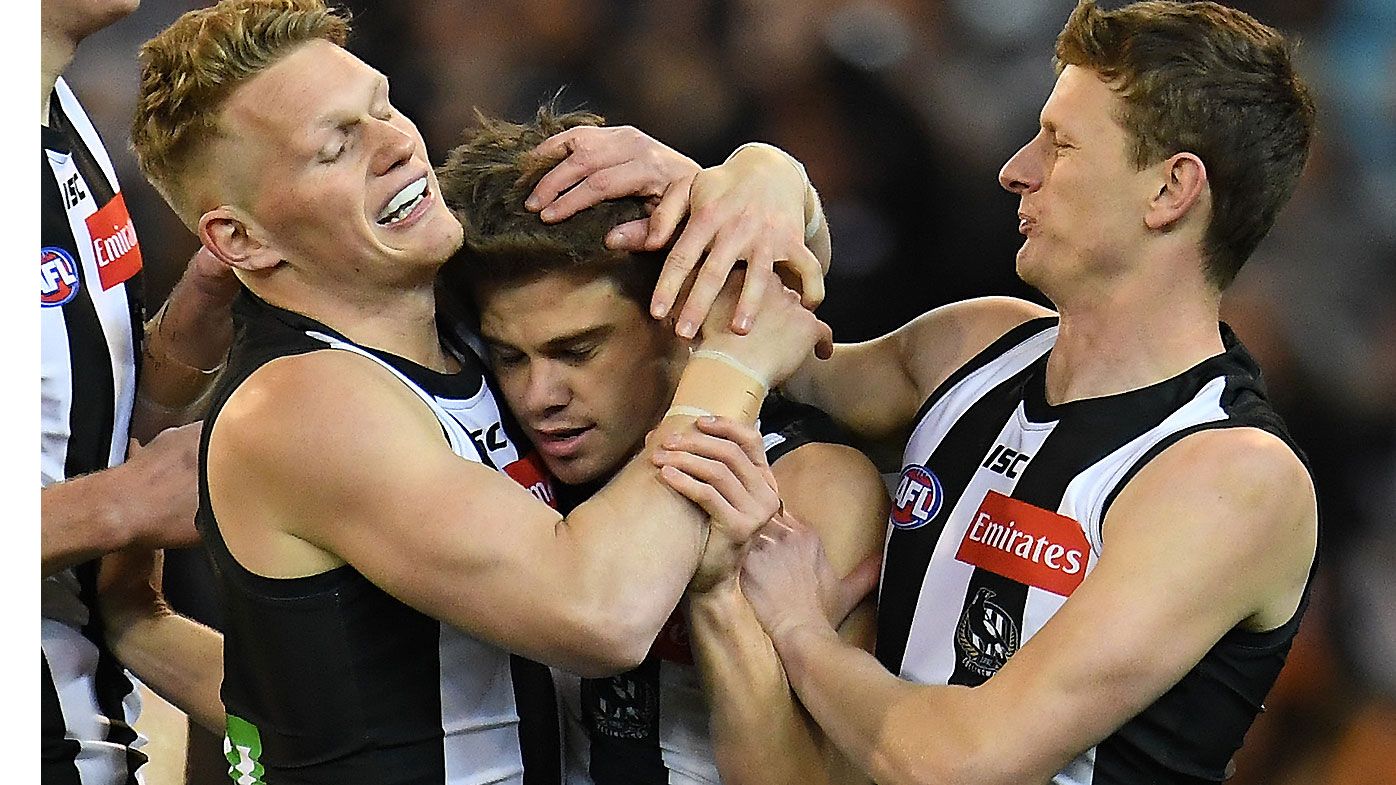 Collingwood Magpies use furious final quarter run to book prelliminary final berth