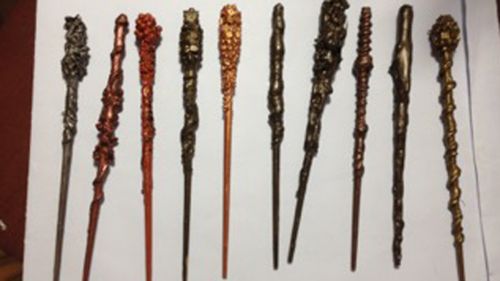 Each student in the class got their own wand. (Christine Coleman)