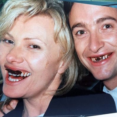 Hugh Jackman and Deborra-Lee Furness throwback photo