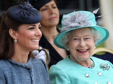 Kate Middleton and Queen Elizabeth