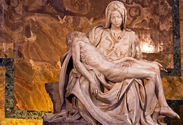 Michelangelo's Pietà is housed in which basilica?