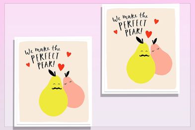 9PR: Perfect Pear Valentines Day Card