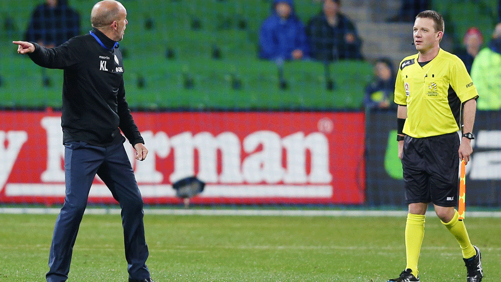 Perth coach Kenny Lowe will have to watch the Glory's next two A-League fixtures from the stands after receiving a two-game ban from the independent match review panel.