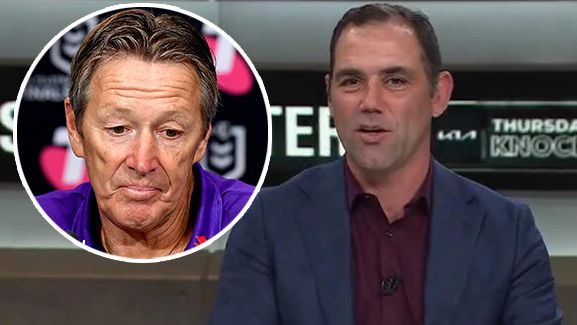 Cameron Smith took a cheeky dig at his old coach Craig Bellamy.