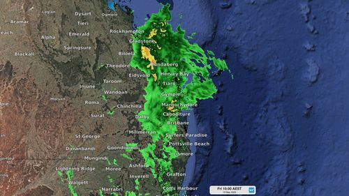 The wet weather is being caused by a slow-moving upper-level trough interacting with a sustained stream of moisture-laden air.