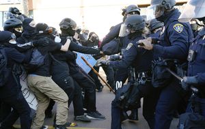 Trump supporters, counter-protesters clash in San Diego
