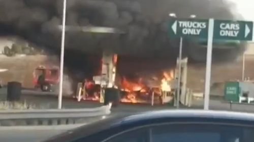 Adelaide LPG petrol explosion fire