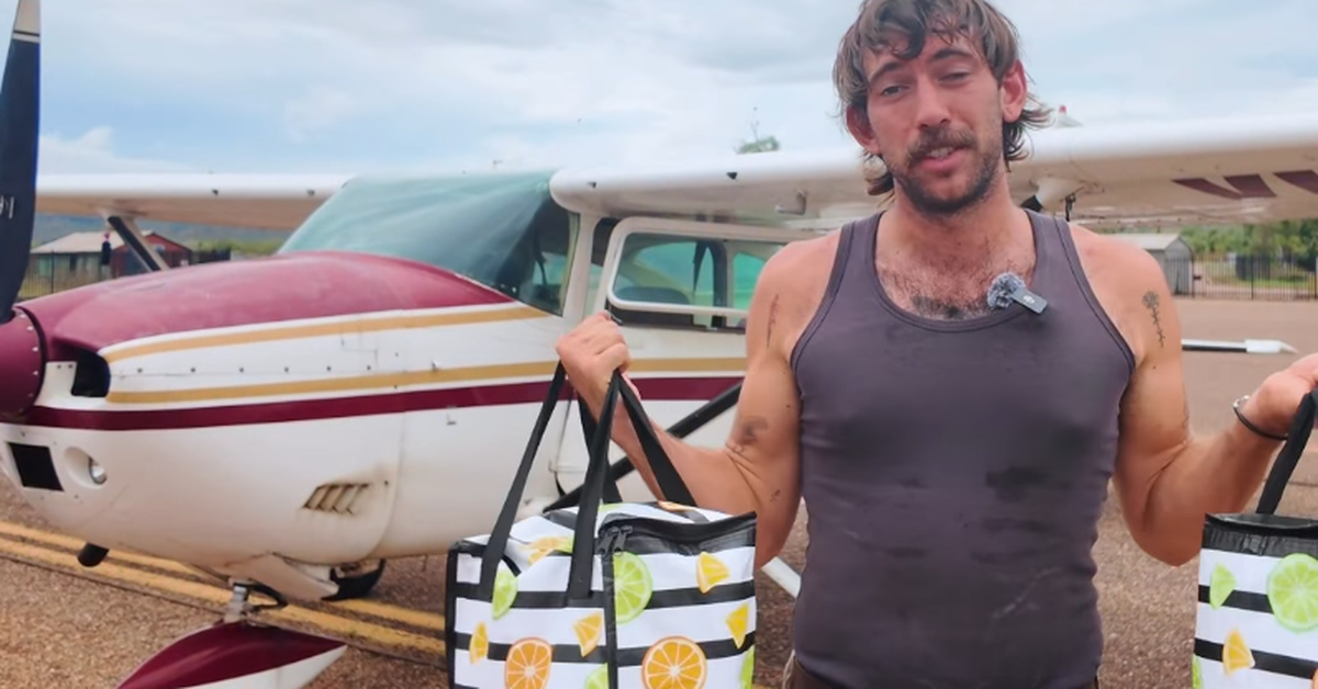 Tom bought a plane to fly to his nearest major supermarket