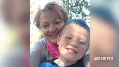 Julie Bullock and her son Hudson were killed in the crash. 