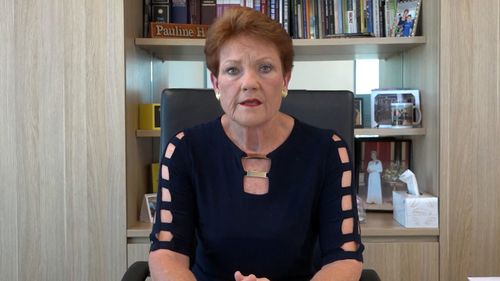 Pauline Hanson criticises Mark Latham for "disgusting" homophobic comments he made on Twitter.