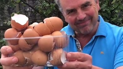Gardener Simon Akeroyd shares an eggshell fertiliser hack
