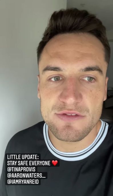 Love Island star Mitch Hibberd has COVID-19. 