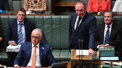 Prime Minister Malcolm Turnbull has once again backed his deputy, Barnaby Joyce, amid mounting political pressure over a possible breach of the Ministerial Code of Conduct (AAP).