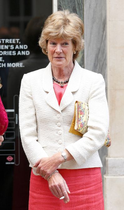 Lady Sarah McCorquodale ahead of the wedding of Alexander Fellowes in 2013.