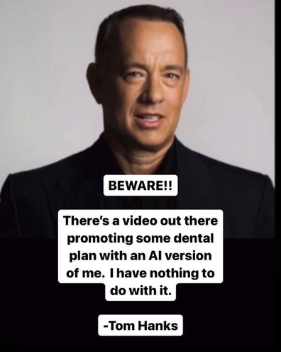 Tom Hanks AI