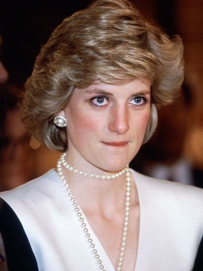 Princess Diana Looking Tearful During A Royal Tour Of Japan