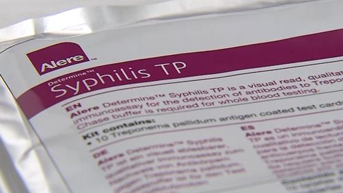 Rapid test kits are being rolled out in three Northern Territory cities from next week to help the ongoing syphilis outbreak. Picture: 9NEWS