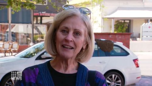 The bees latched onto the parked vehicle in the inner southern suburb of Goodwood this morning, leaving the owner Vicki Jacobs unable to drive it.