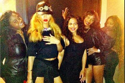 And who best to have fun with than your friends! Rihanna keeps hers as close as ever. <br/>