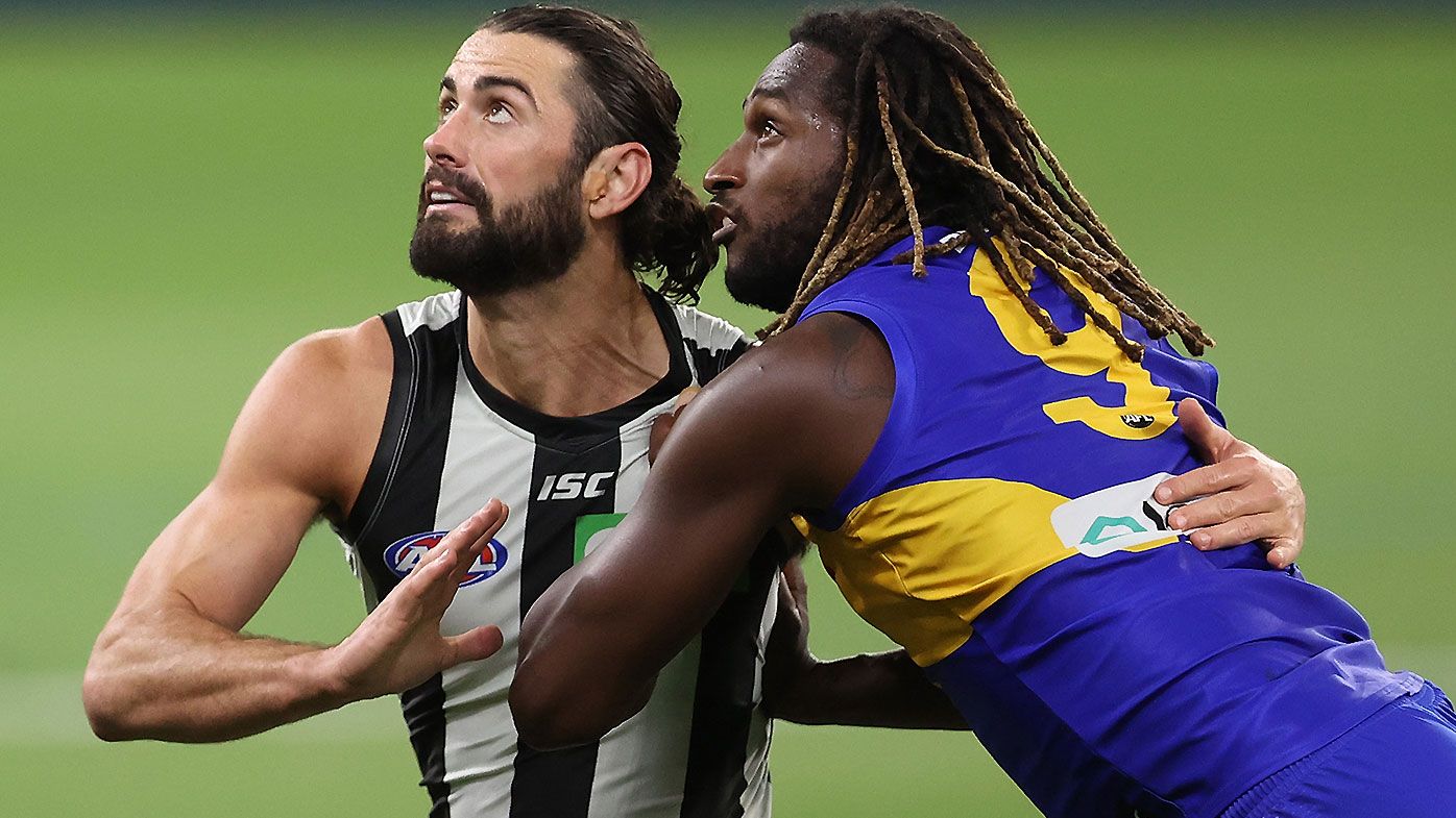 Nathan Buckley downplays injury concerns over 'cherry ripe' Brodie Grundy after curious benching