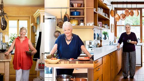 Margaret Fulton, Stephanie Alexander and Maggie Beer