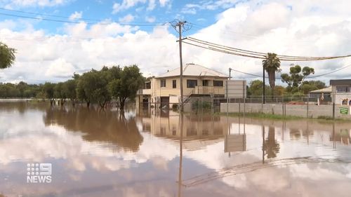 Dans la ville de Gunnedah, dans le nord-est de la Nouvelle-Galles du Sud, les arrière-cours étaient sous l'eau.