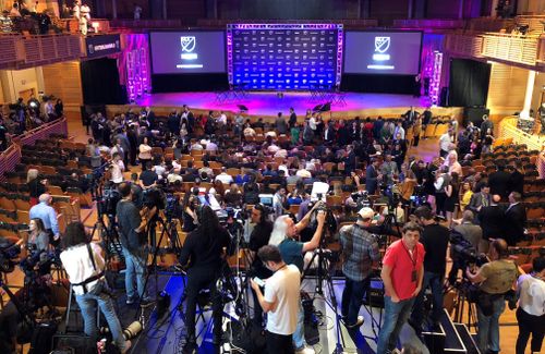 Fans gathered at the Adrienne Arsht centre for the announcement. (AAP)