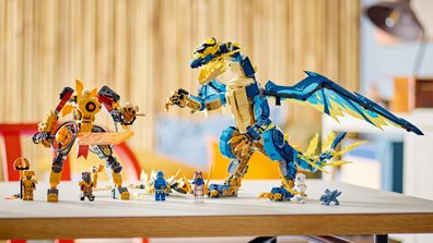 Elemental Dragon vs. Empress Mech LEGO