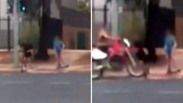 News Adelaide dash cam motorbike collision boy injured