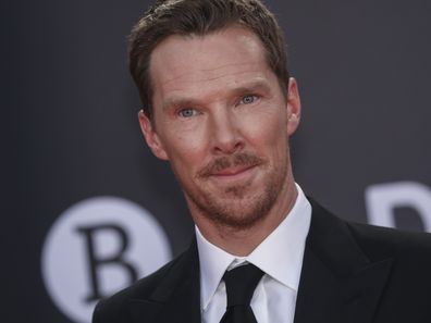 Benedict Cumberbatch poses for photographers upon arrival at the premiere of the film 'The Power of the Dog' during the 2021 BFI London Film Festival in London, Monday, Oct. 11, 2021. (Photo by Vianney Le Caer/Invision/AP)