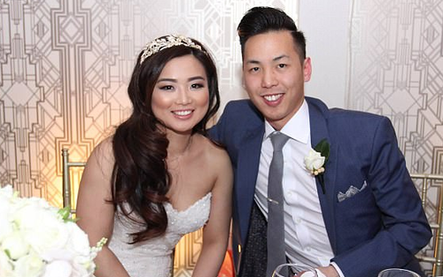 Ben Bui and Wendy Lam were left horrified on their wedding day after being served 'horrible food'. (Ben Bui)